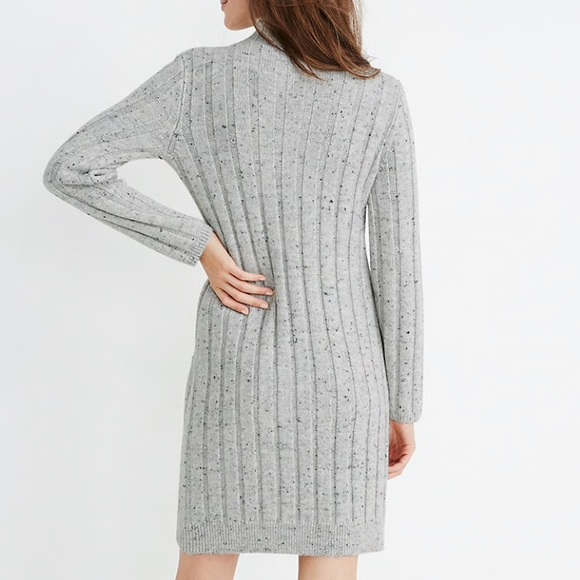 Madewell  Rolled Mockneck Sweater Dress - Picture 2 of 6